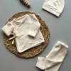 Ajuar / Recibidor de nacimiento – 3 piezas