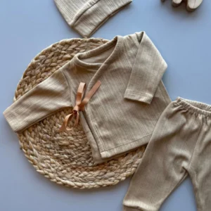 Ajuar / Recibidor de nacimiento – 3 piezas