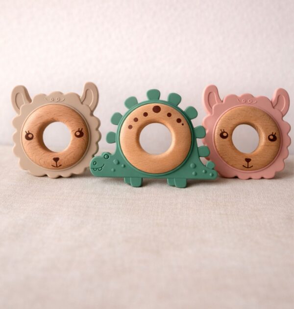 Mordillo silicona y madera