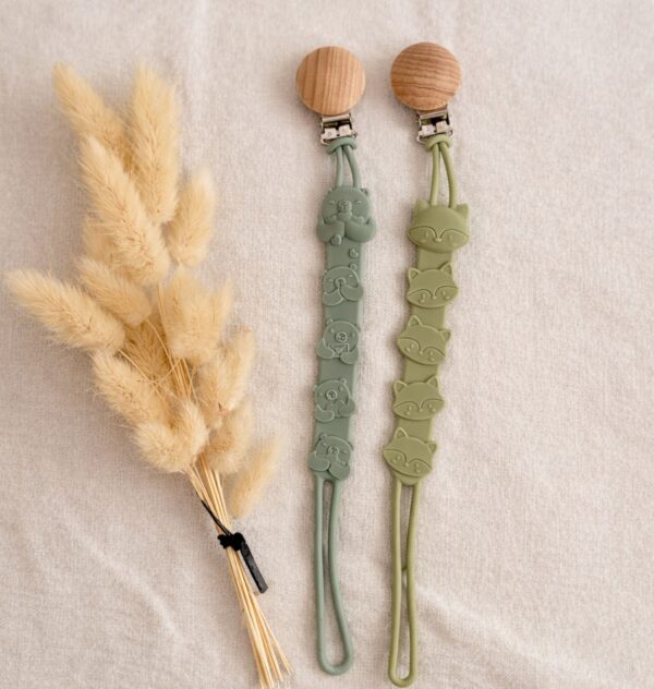 Portachupete Cinta C/BROCHE - ositos y zorros